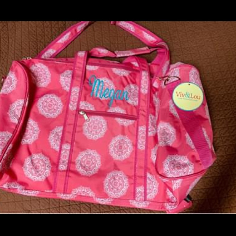 Monogrammed Megan Duffle bag / Vic & Lou